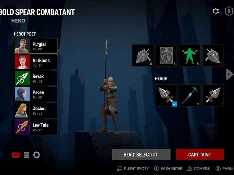 Bold Spear Combatant Hero Selection
